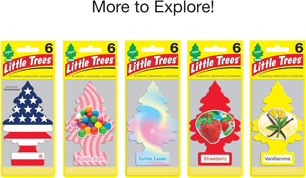 LITTLE TREES Air Fresheners Car Air Freshener. Hanging Tree Provides Long Lasting Scent for Auto or Home. Celebrate!, 24 Air Fresheners