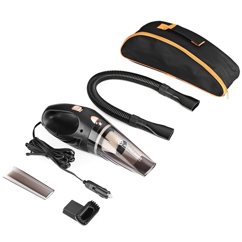Car Vacuum Cleaner Car Accessories Small 12V High Power Handheld Portable Car Vacuum Cord &amp; Bag Detailing Kit Essentials For Travel, RV Camper