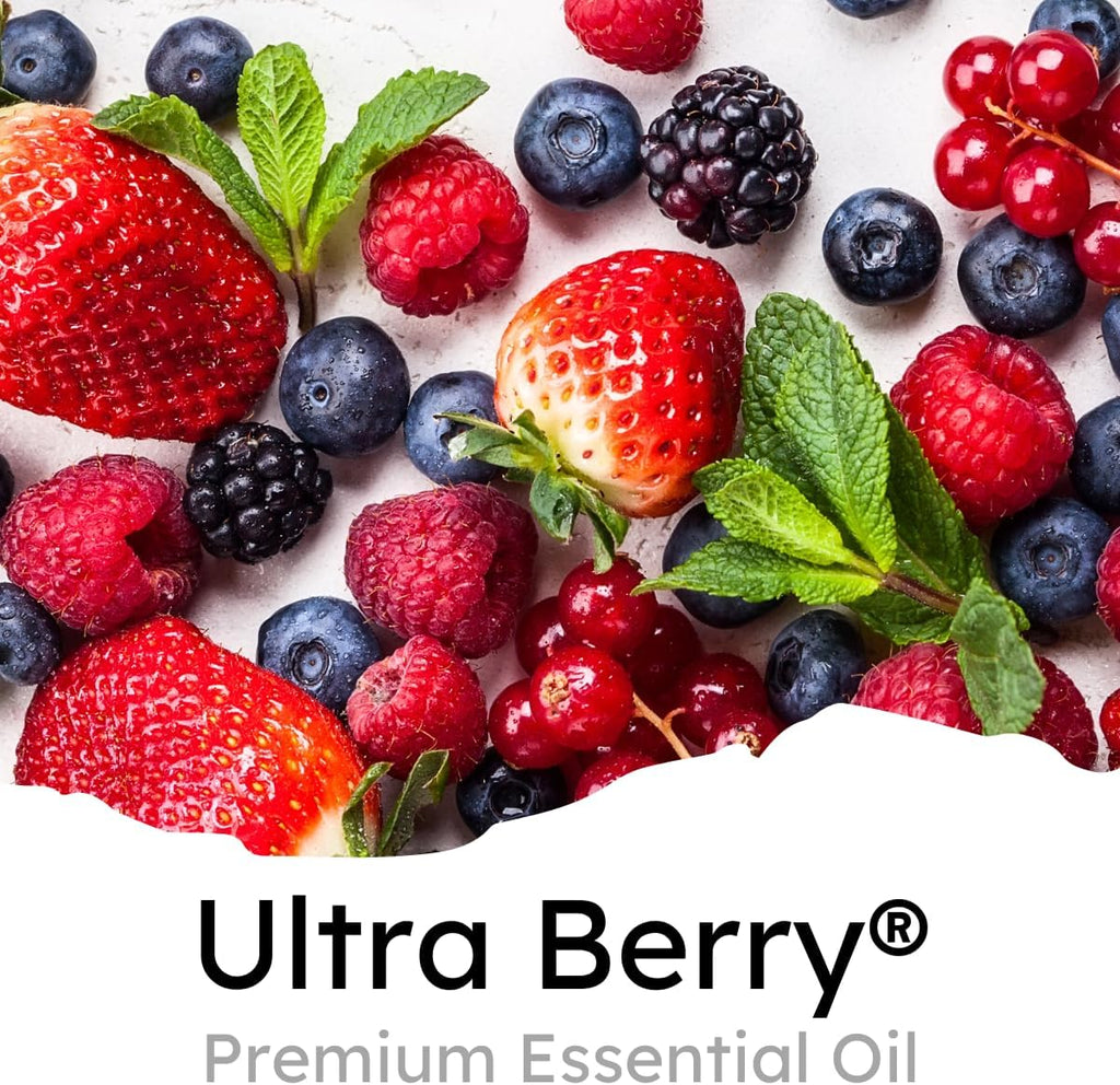 Air Jungles Ultra Berry Scent Car Air Freshener Clip, 6 Car Freshener Vent Clips, 4ml Each, Long Lasting Air Freshener for Car, Up to 180 Days Car Refresher Odor Eliminator