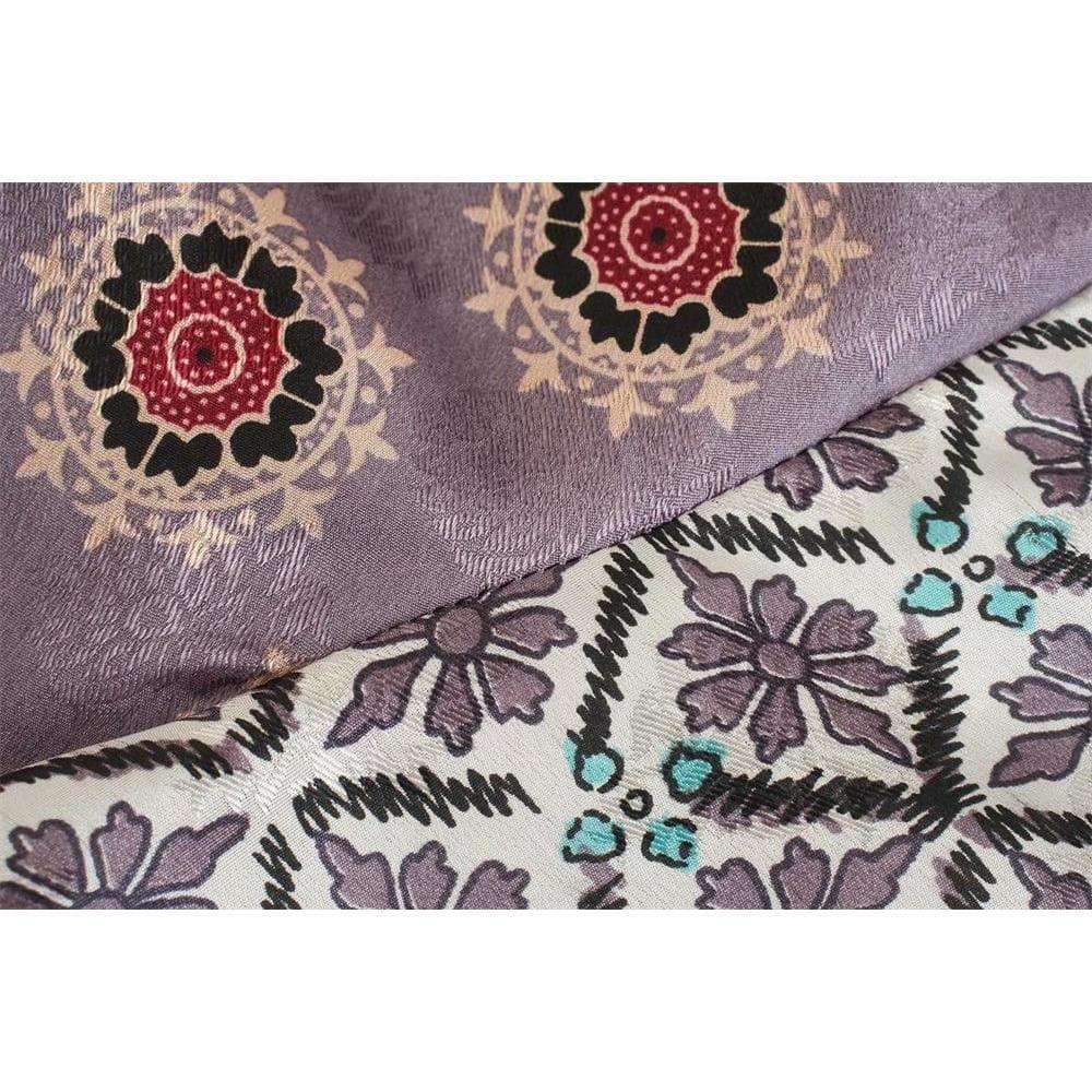 bohemian style v-neck long sleeve kimono