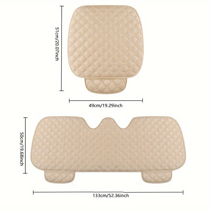 1pc Seat Cover For Car, Car Front Or Rear Seat Protector, Universal Seat Cushion For Most Car, Vehicles, SUVs And More, Soft Comfort, Car Accessories
