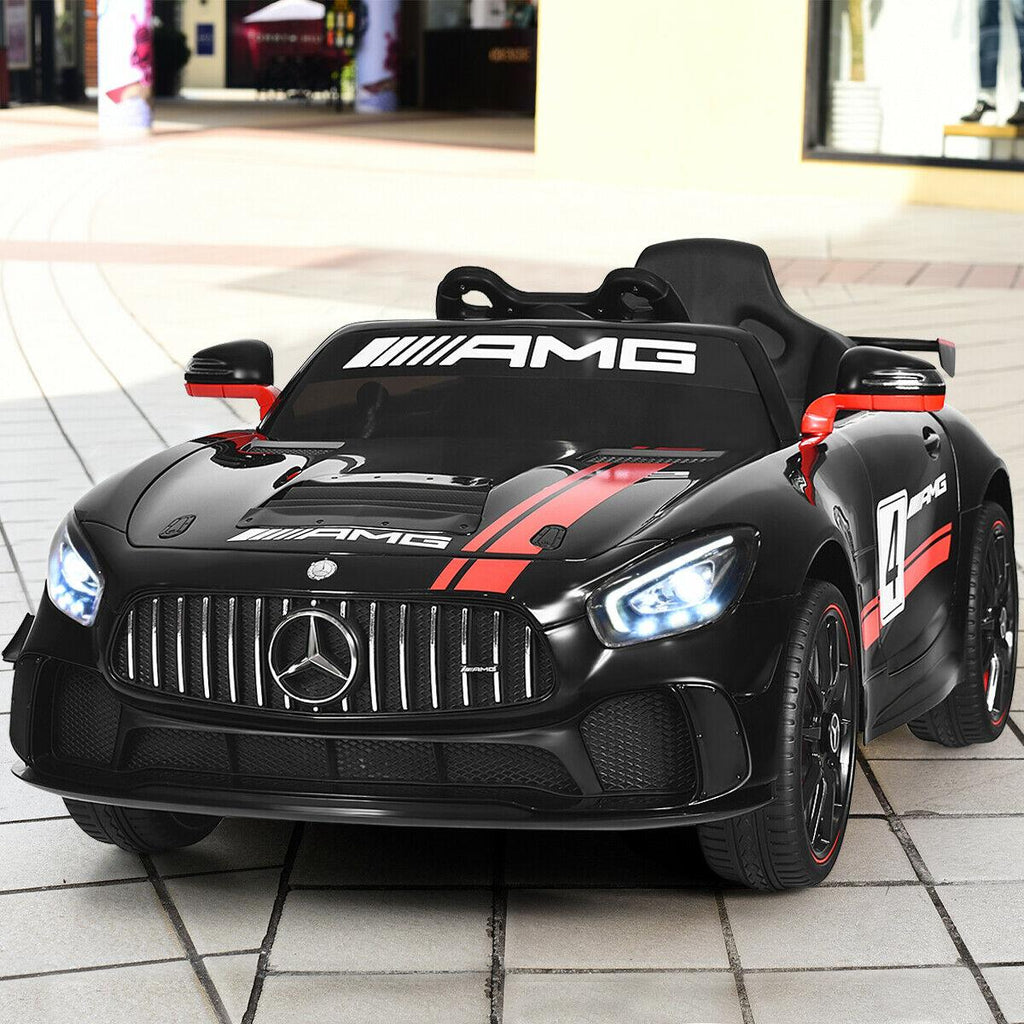 Gymax Licensed Kids Ride On Car 12V Electric Mercedes Benz Toy Car with 2.4G Remote Control