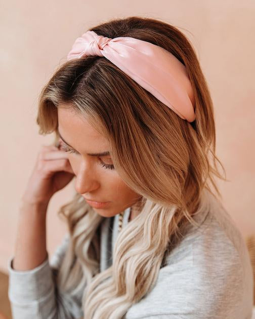 Shine On Twist Headband - Pink