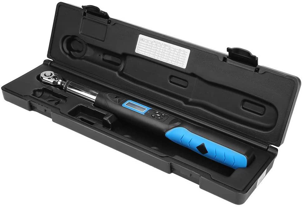 PENFU Wrench Digital Ratchet Wrench, 3/8'' 60N.m High Accuracy Electronic Torsion Bidirectional Ratchet Head Wrench for Manufacturing Maintenance Testing Institutions Hand Repair Tool