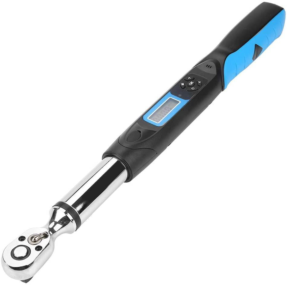 PENFU Wrench Digital Ratchet Wrench, 3/8'' 60N.m High Accuracy Electronic Torsion Bidirectional Ratchet Head Wrench for Manufacturing Maintenance Testing Institutions Hand Repair Tool