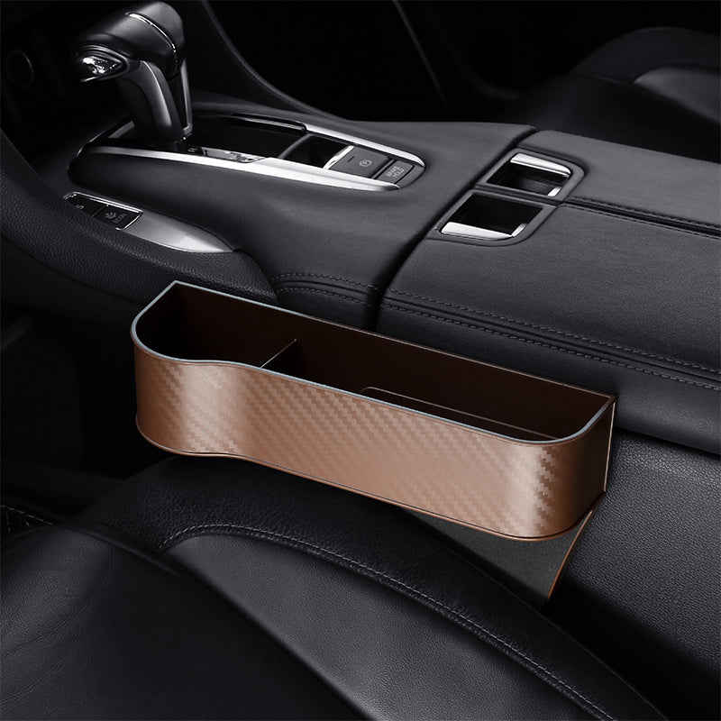 1pc Car Seat Gap Filler Organizer, Multifunctional Car Seat Key Holder Passenger Driver Front Seat Side StoraBox With Cup Holder