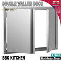 31" OUTDOOR KITCHEN / BBQ ISLAND  STEEL DOUBLE WALLED DOOR USA
