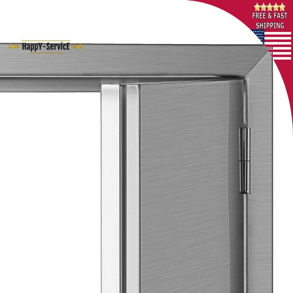 31" OUTDOOR KITCHEN / BBQ ISLAND  STEEL DOUBLE WALLED DOOR USA