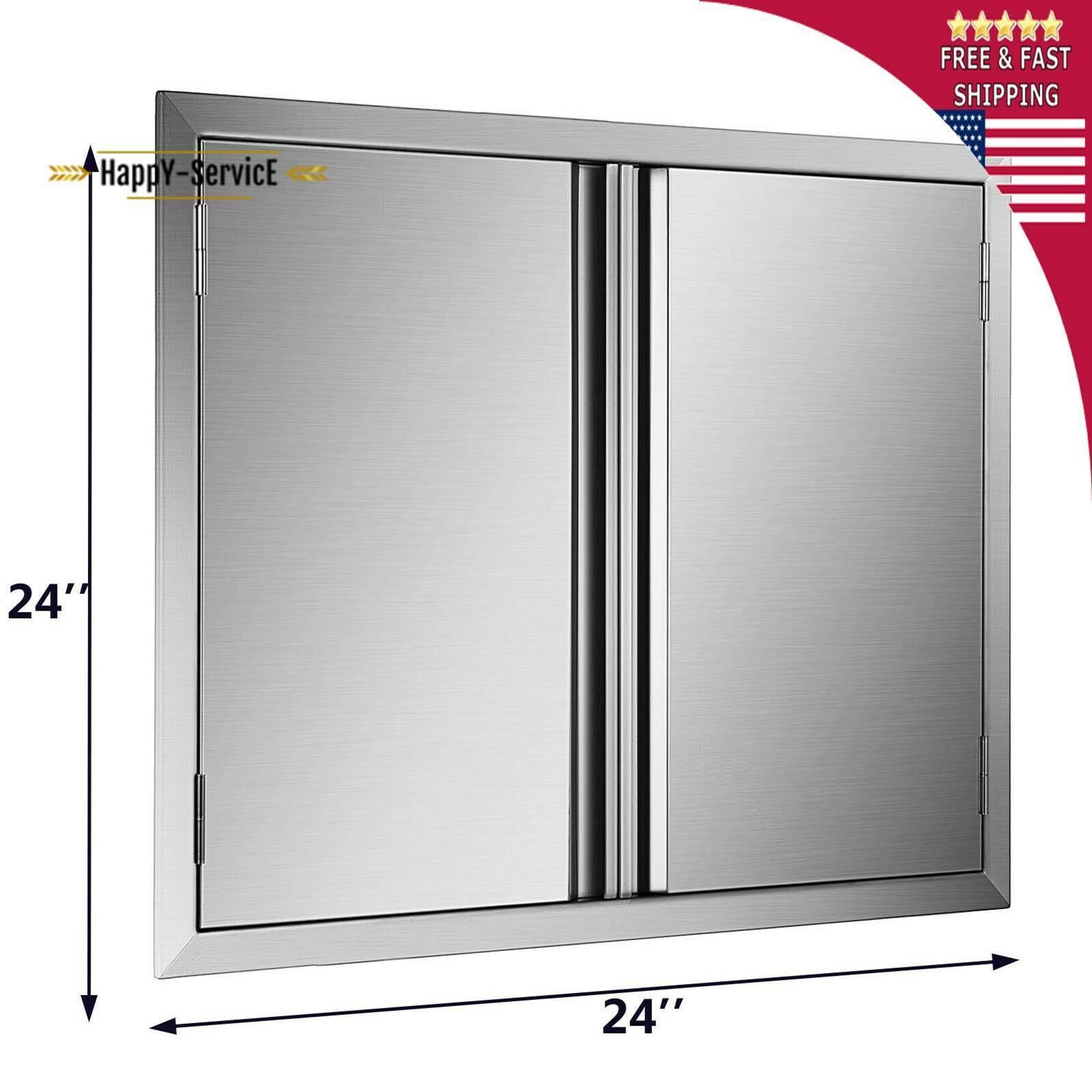 31" OUTDOOR KITCHEN / BBQ ISLAND  STEEL DOUBLE WALLED DOOR USA