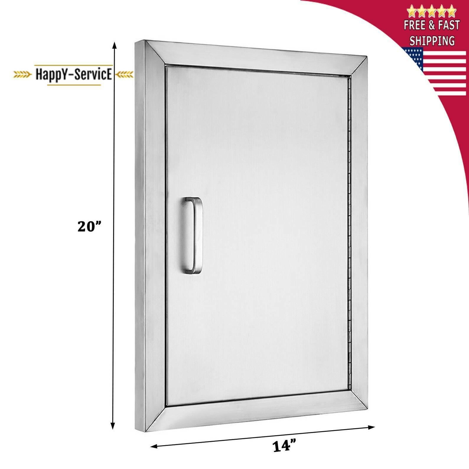 31" OUTDOOR KITCHEN / BBQ ISLAND  STEEL DOUBLE WALLED DOOR USA