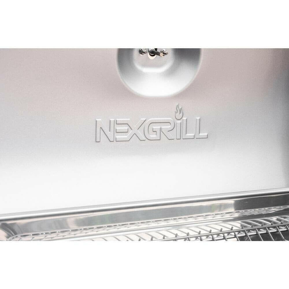 4-Burner Propane Gas Grill  Steel with Side Burner Electronic Ignition