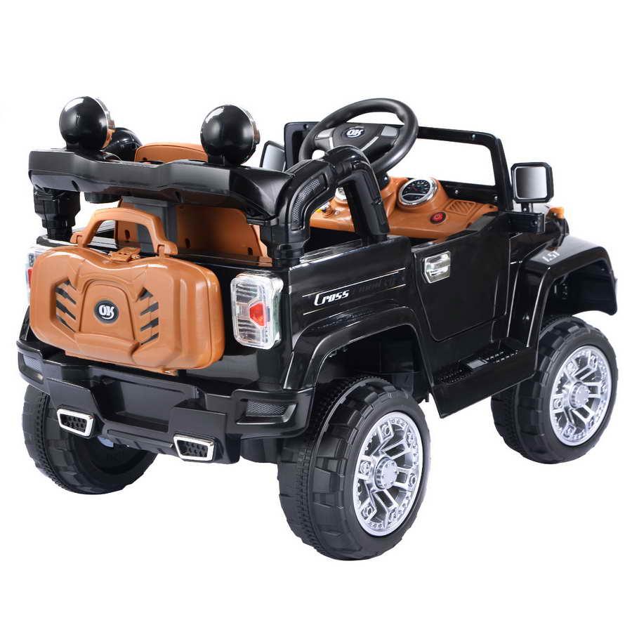 12V Electric Jeep Toy Car Kids Ride On Truck w/ RC Remote Control Lights Music MP3