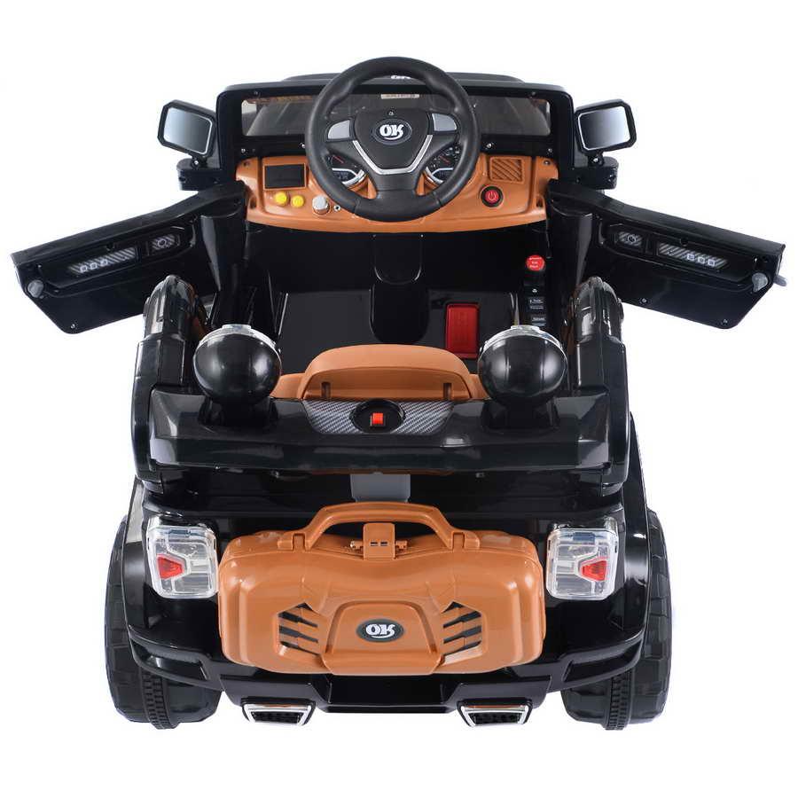 12V Electric Jeep Toy Car Kids Ride On Truck w/ RC Remote Control Lights Music MP3