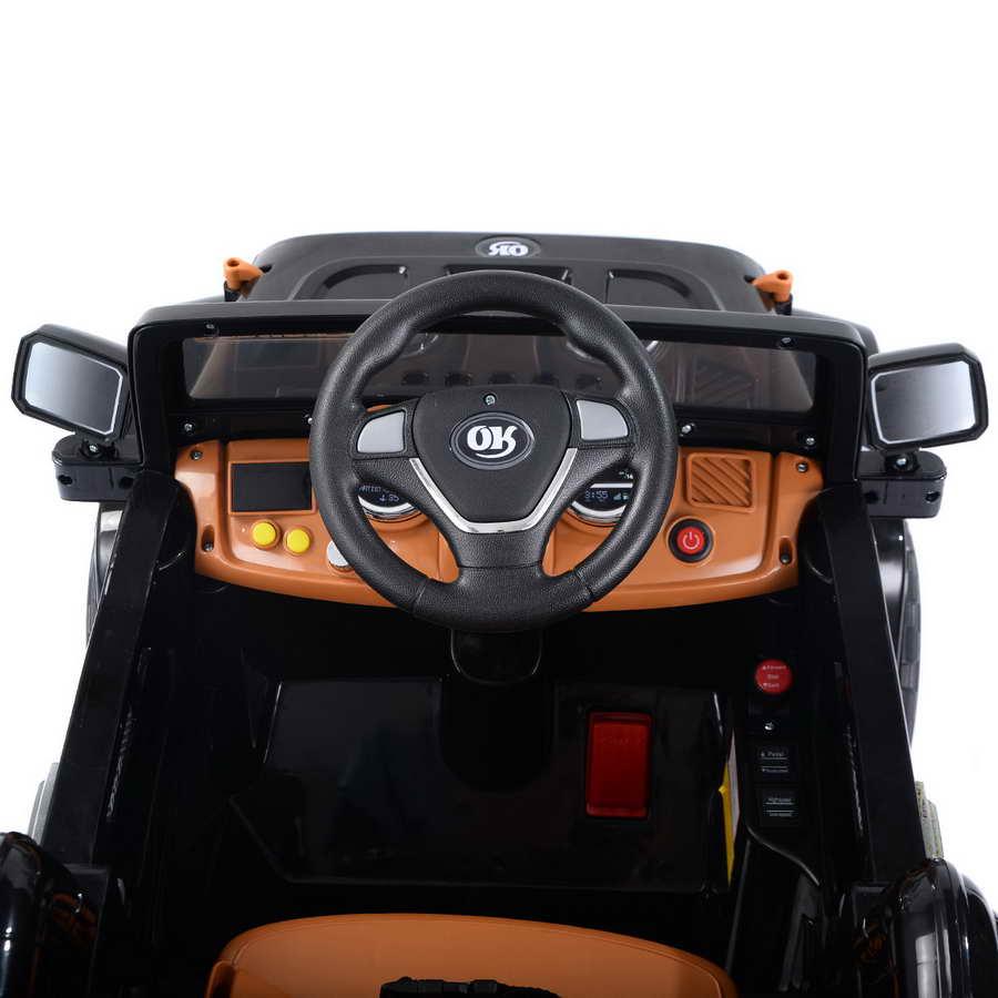 12V Electric Jeep Toy Car Kids Ride On Truck w/ RC Remote Control Lights Music MP3