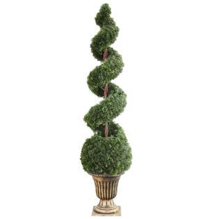 CC Christmas Decor 66" x 15" Spiral Cedar Artificial Tree - Unlit