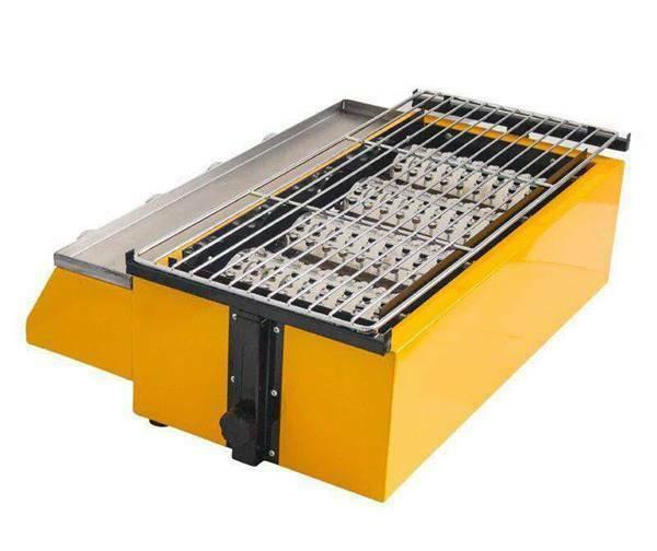 Commercial ET-K222 4 head gas-fired grill smokeless barbecue machine