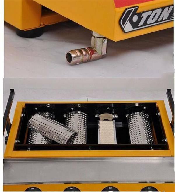 Commercial ET-K222 4 head gas-fired grill smokeless barbecue machine