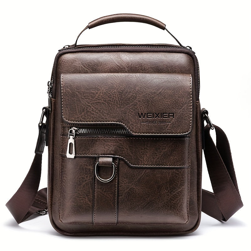 Crossbody Bag Women's Shoulder Bag  Leather Vertical Hand Business Women's Casual Leather Bag Satchel Bag For Women