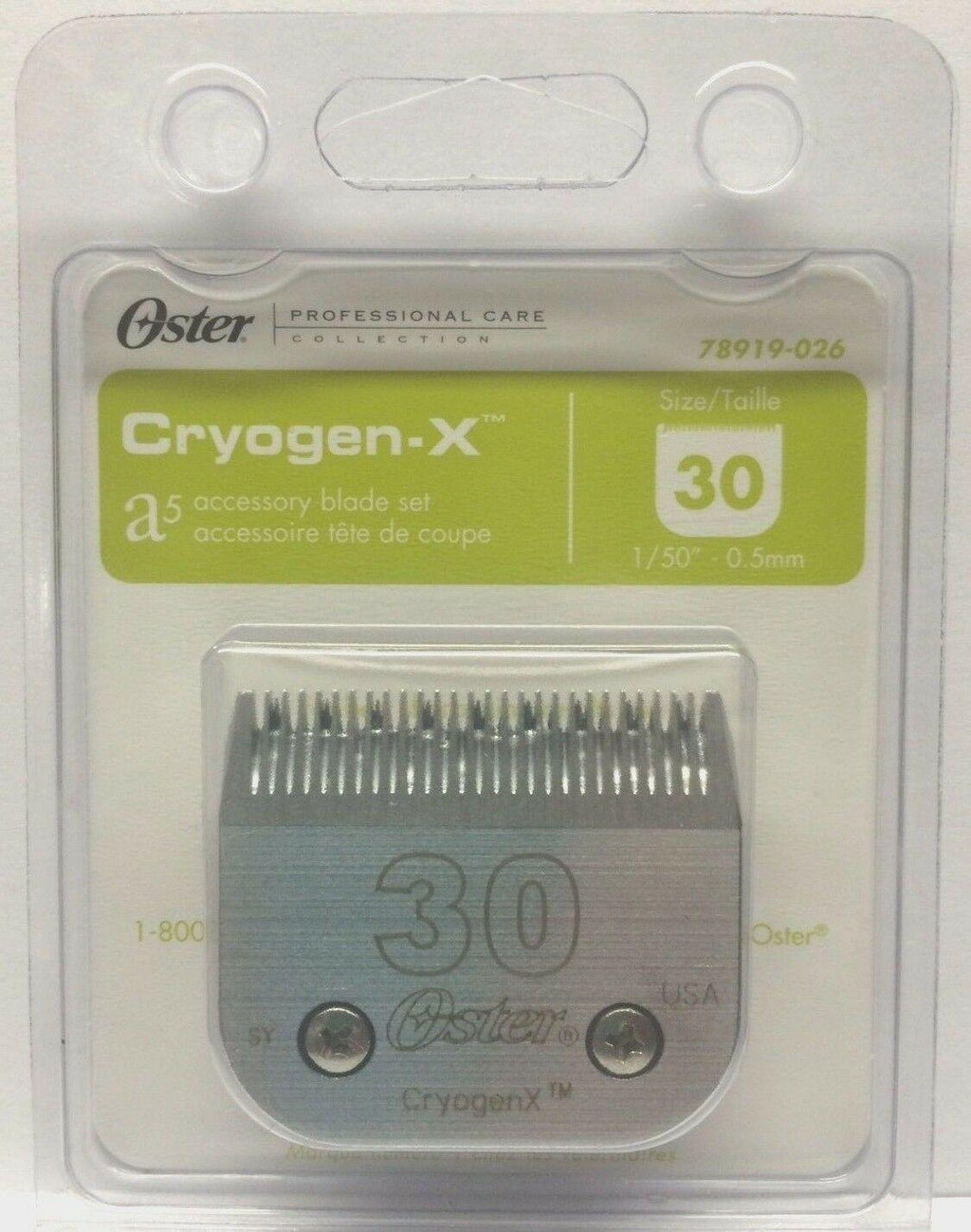Oster CryogenX Professional Animal Clipper Blade Size # 30