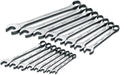 Sk Hand Tool LLC 86223 16 Piece 12 Point SuperKrome Metric Combination Wrench Set