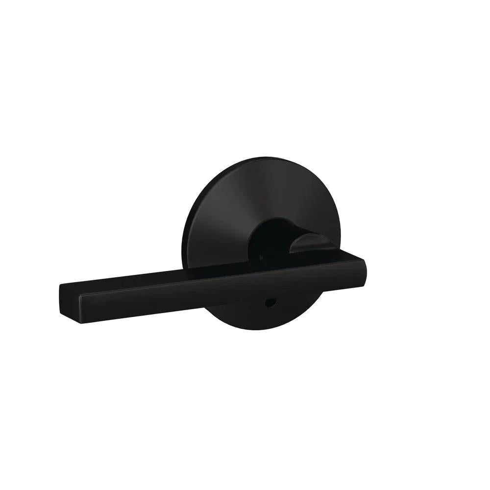 Custom Latitude Matte Black Kinsler Trim Dummy Door Lever (2-pack)