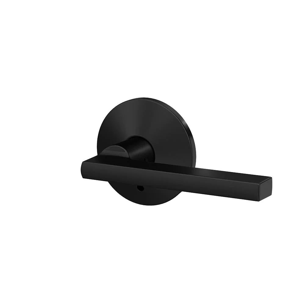 Custom Latitude Matte Black Kinsler Trim Dummy Door Lever (2-pack)