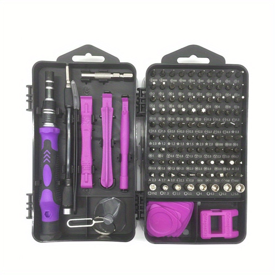 115 In1 Precision Screwdriver Set Small Screwdriver Bit Set For DIY Electronic Repairs-Computer Repair Tool Kit , , Repairing Tools With Case