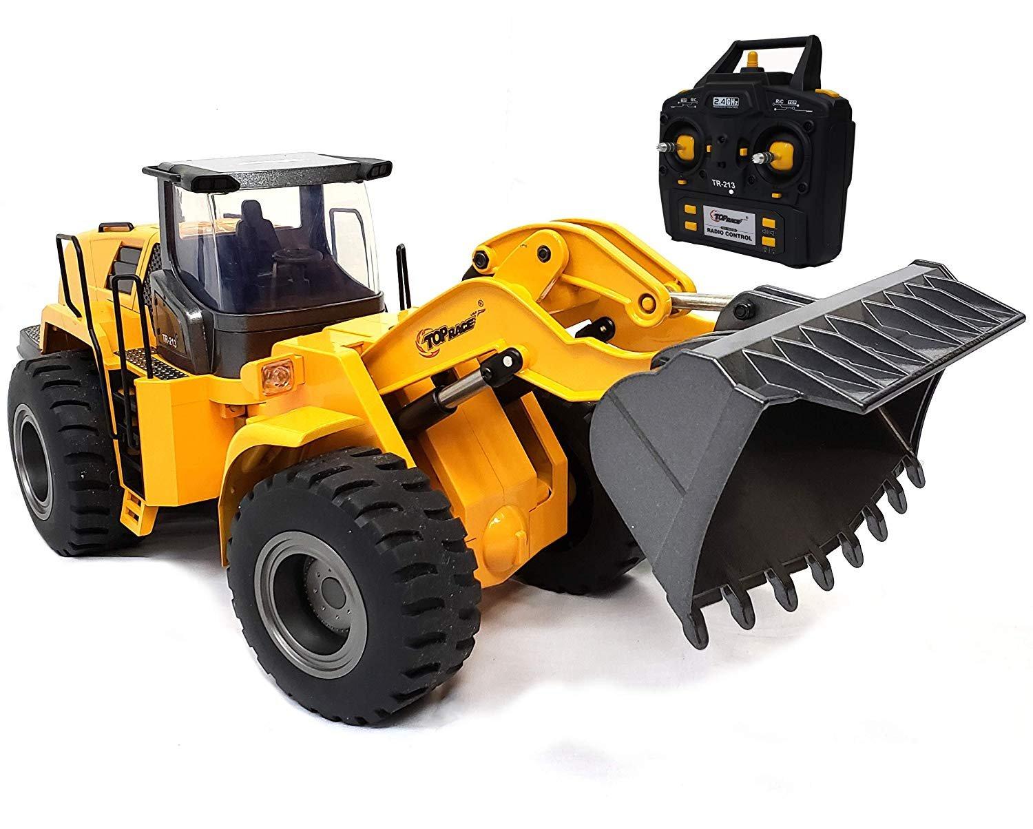 Top Race Remote Control Front Loader Heavy Duty with Metal TR-213