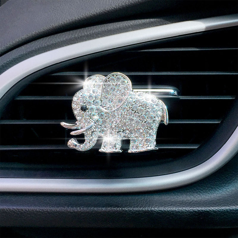 Elevate Your Car's Aroma With This Stylish Elephant Car Air Vent Perfume Clip