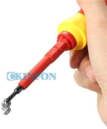 Screwdriver DHL 50Set 8-In-1 Multi-purpose Electrican Insulated Electric Screwdriver Repair Hand Tools Kit Set 500V Color:Red