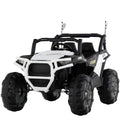 Uenjoy 12V Kids Ride on Toys Electric Battry-Powered Ride-On Truck Car RC Toy w/ Remote Control Realistic Off-Road UTV, Two Seater Ride On 3 Speeds WHITE
