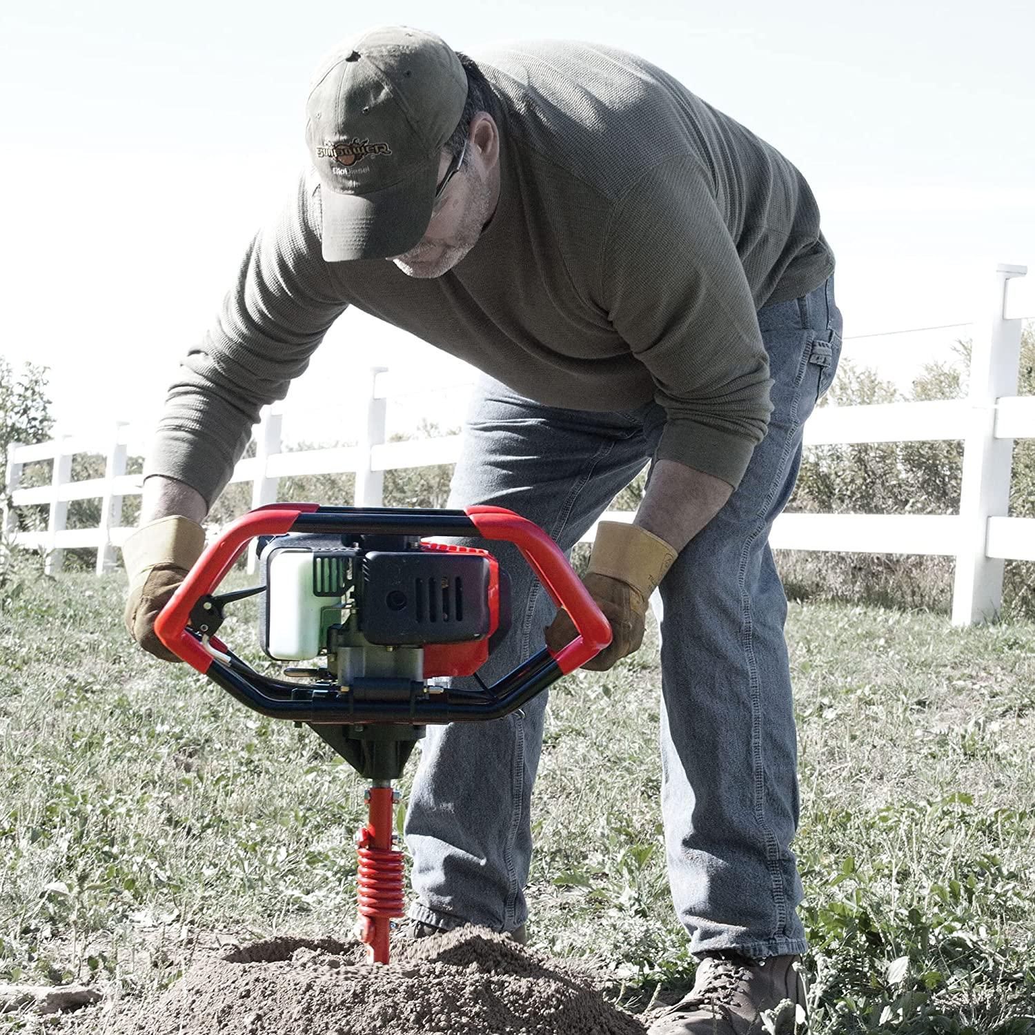 EARTHQUAKE 10310 Dually 1 or 2-Person Earth Auger Powerhead - 52cc 2-Cycle Viper Engine