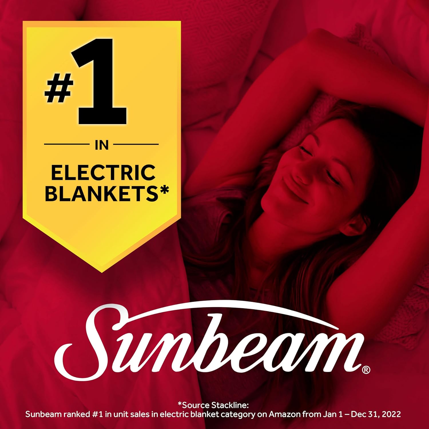 Sunbeam Royal Ultra Fleece Heated Electric Blanket King Size, 90" x 100", 12 Heat Settings, 12-Hour Selectable Auto Shut-Off, Fast Heating, Machine Washable, Warm and Cozy, Mushroom