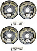 Southwest Wheel 2-Pack 12" X 2" TruRyde Self-Adjusting Electric Brakes with Hardware (2 Right Hand + 2 Left Hand)