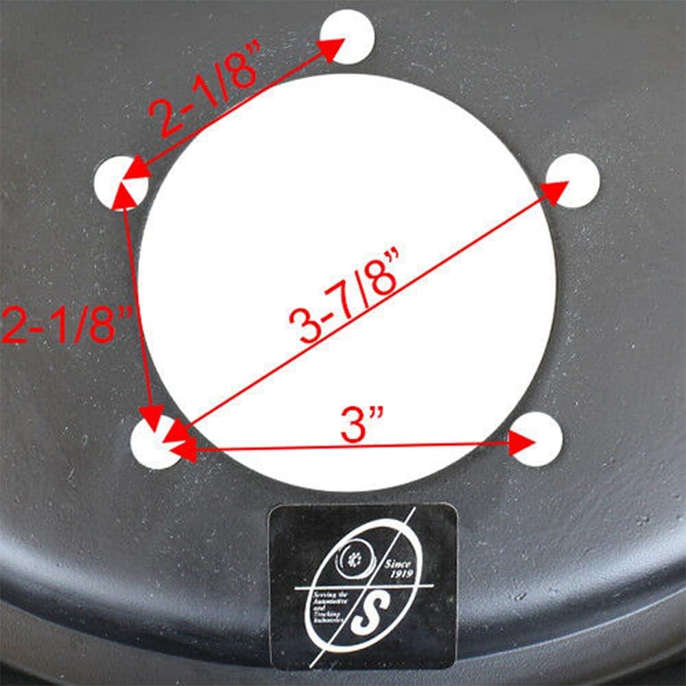 Southwest Wheel 2-Pack 12" X 2" TruRyde Self-Adjusting Electric Brakes with Hardware (2 Right Hand + 2 Left Hand)