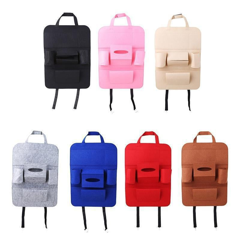 1pc Multifunctional Universal Auto Car Back Seat Organizer Holder Ceiling Hanging StoraBag