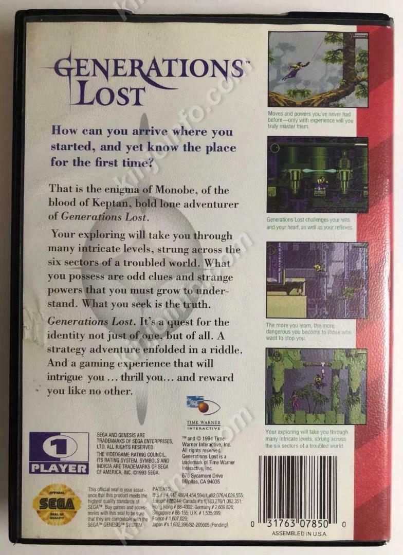 Generations Lost Secondhand Regular Version North American