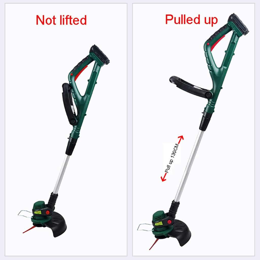 Handheld lawn mower Cord Cutter, Portable and Retractable Weed Eater, Electric Weeder for Courtyard Garden Power Supply, Battery Length Adjustable