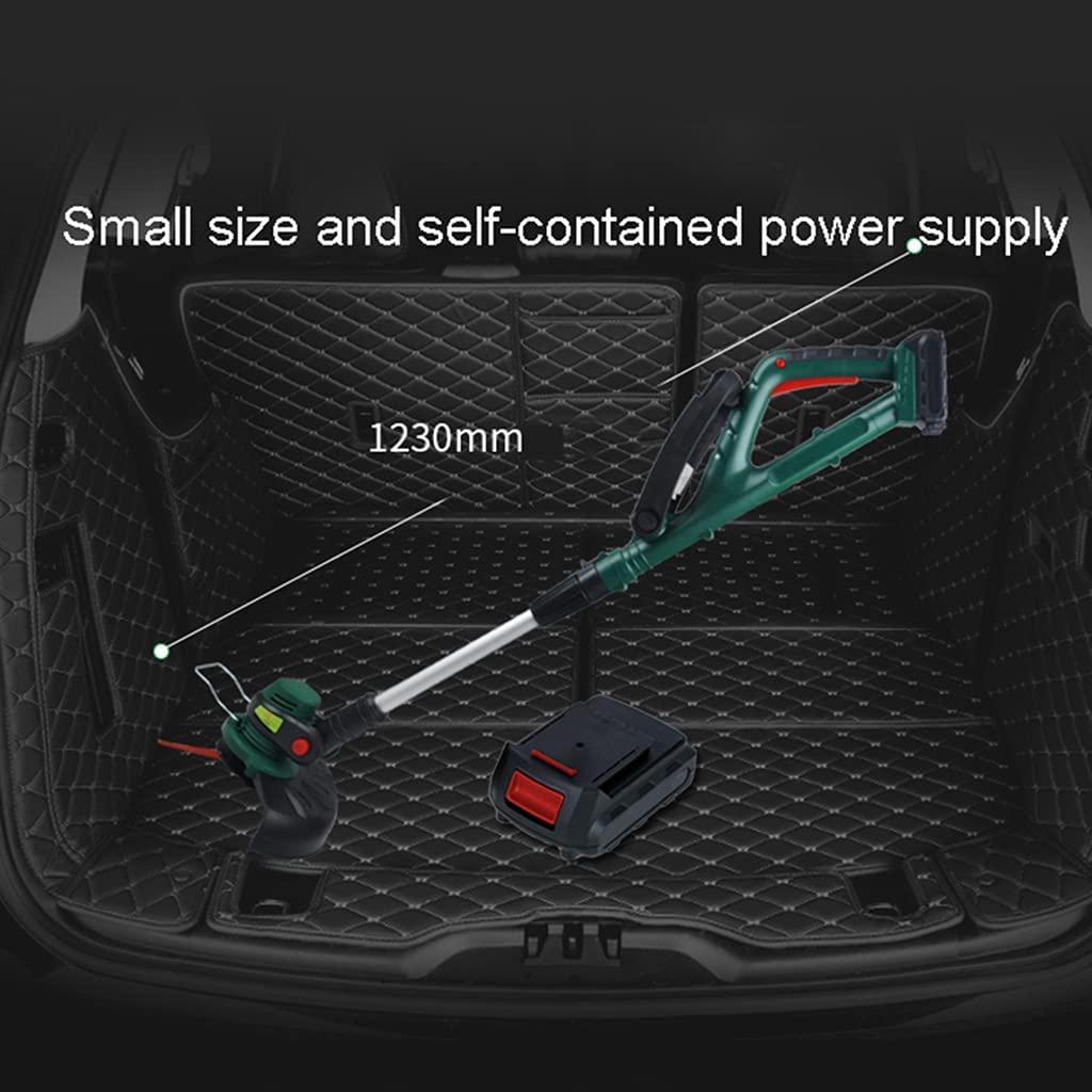 Handheld lawn mower Cord Cutter, Portable and Retractable Weed Eater, Electric Weeder for Courtyard Garden Power Supply, Battery Length Adjustable