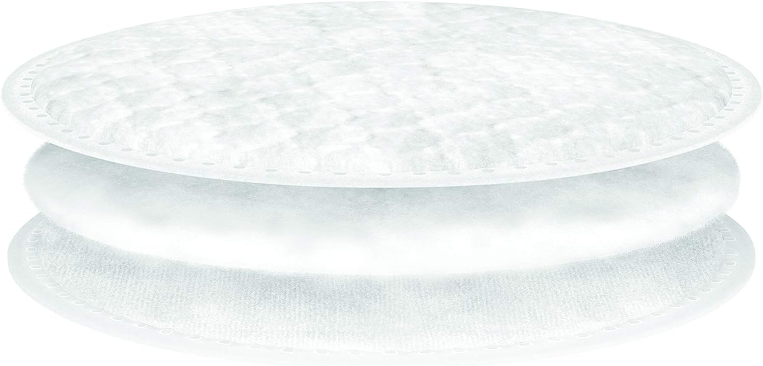 Swisspers Premium 100% Natural Cotton Rounds, Hypoallergenic, Reclosable Bags, 100-Count Bags, 6-Pack (600 Count Total)