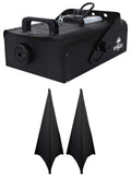 American DJ VF1600 Mobile DMX Fog Machine W/ Wired & Wireless Remotes+(2) Scrims