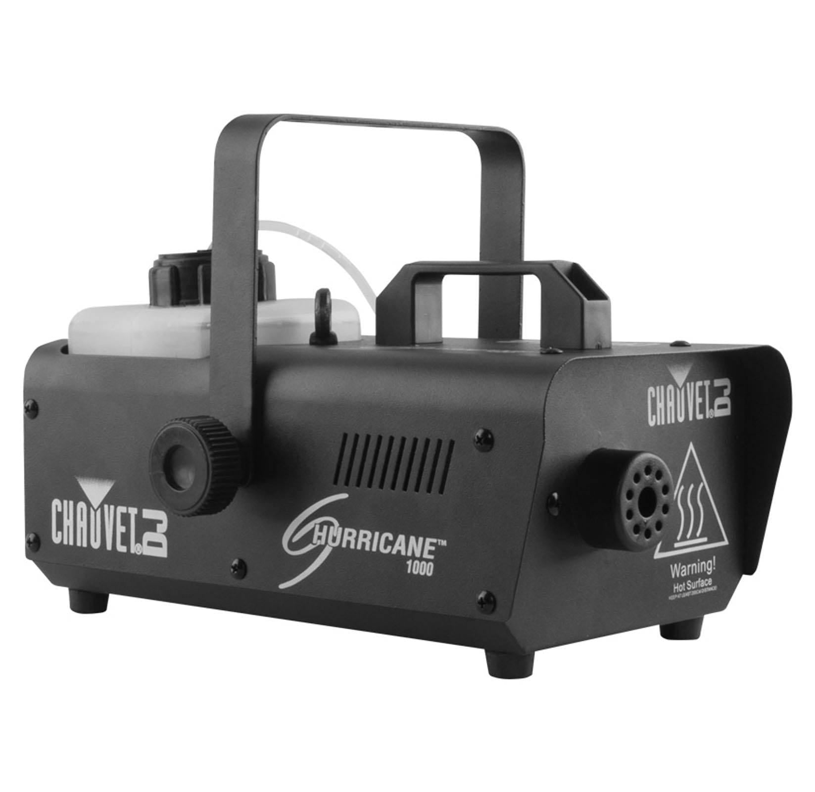 Chauvet DJ Hurricane 1000 Pro Fog/Smoke Machine with Remotes, H1000 (4 Pack)