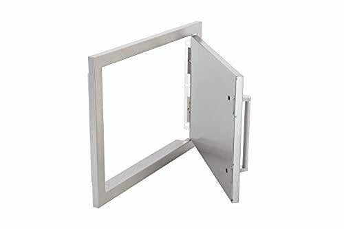 Outdoor Kitchen BBQ Access Door,20x14 Inch,304 20x14″ Horizontal