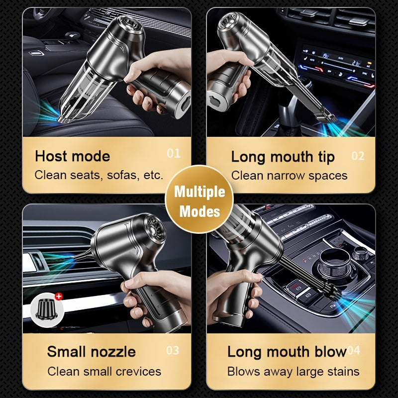 Brushless Car Wireless Mini Vacuum Cleaner Multi-functional Handheld Electric Vacuum Cleaner Wet &amp; Dry Home Cleaning Tool Car Interior Vacuum Cleaner