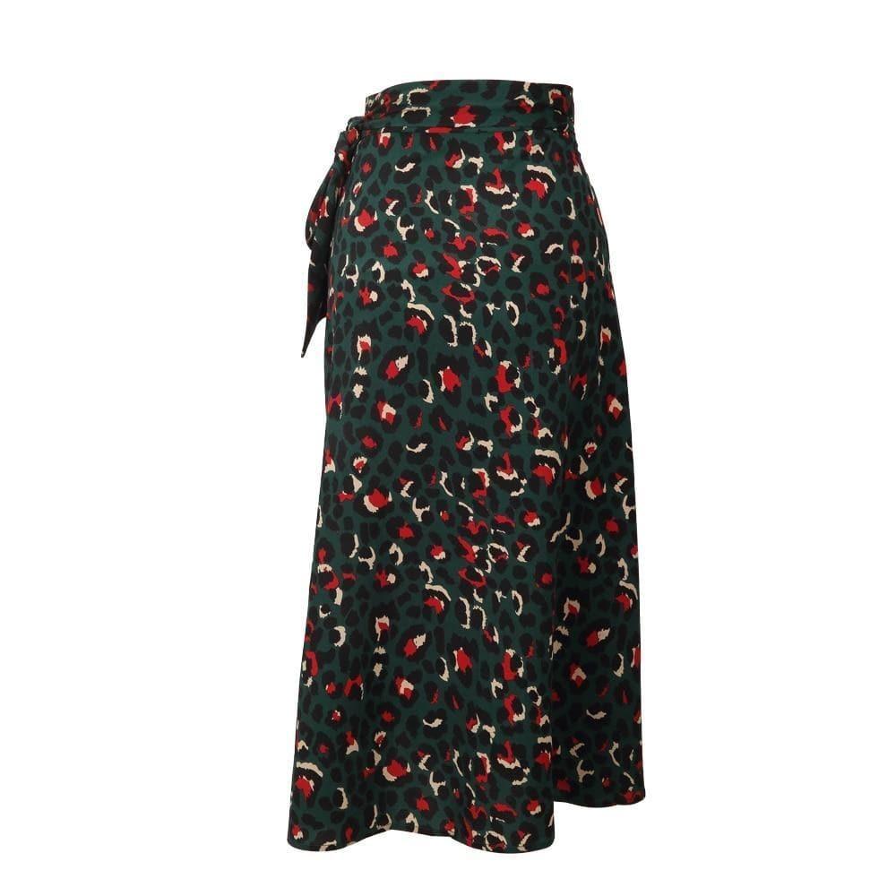 high waist midi skirt