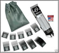 Oster Silver Classic 76 Limited Edition Hair Clipper 10 PC Comb Guide Set