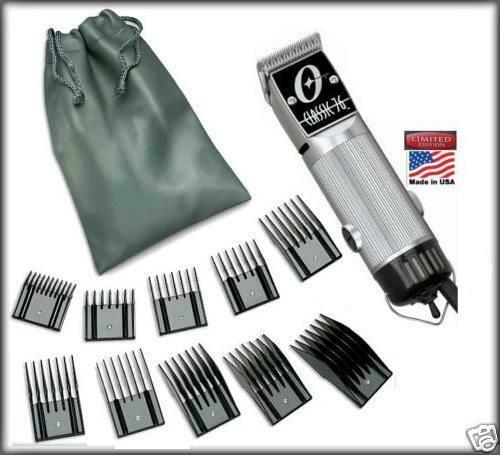 Oster Silver Classic 76 Limited Edition Hair Clipper 10 PC Comb Guide Set