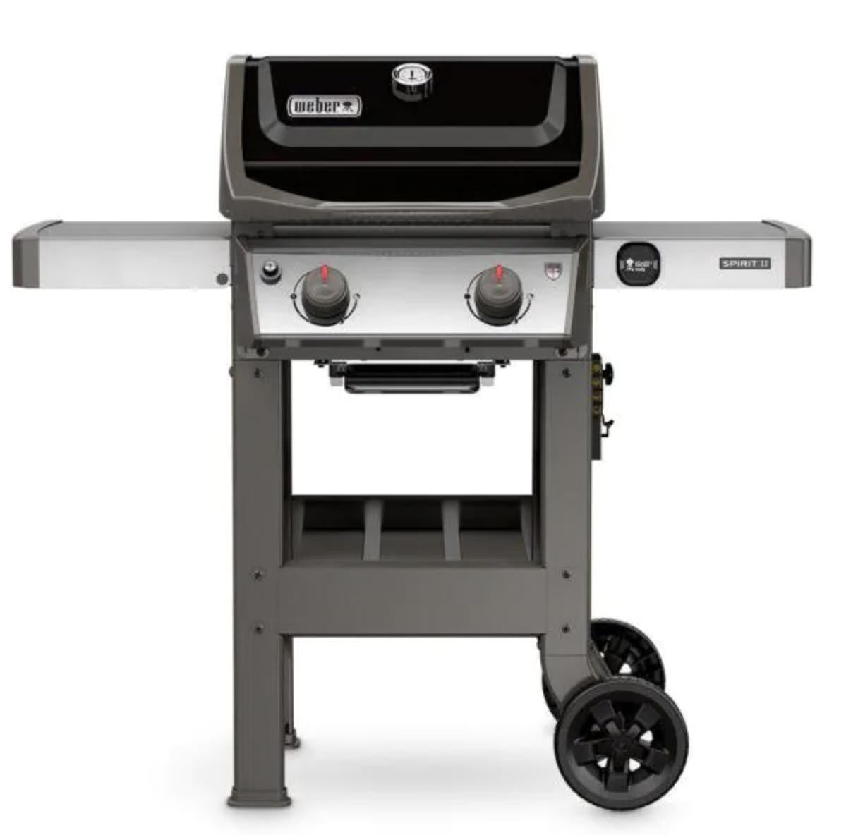 Spirit II E-210 Gas Grill 2 Burner Black Brand In Box Outdoor BBQ