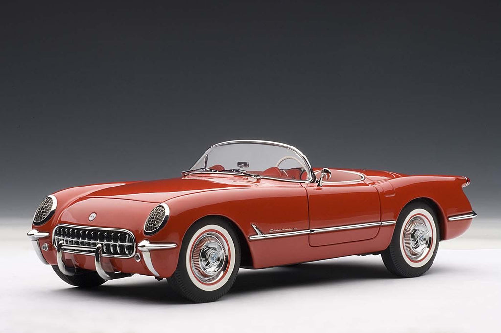 1954 Chevrolet Corvette Red 1/18 Diecast Model Car by Autoart