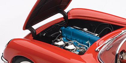 1954 Chevrolet Corvette Red 1/18 Diecast Model Car by Autoart